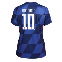 Camiseta Croacia Luka Modric #10 Visitante Equipación para mujer Eurocopa 2024 manga corta